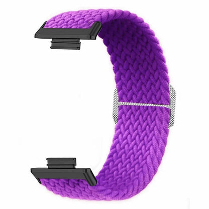 For Huawei Watch Fit 2 Adjustable Watch Strap Braided Elastic Wristband