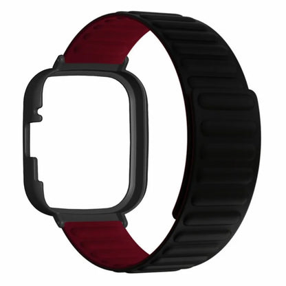 For Xiaomi Redmi Watch 3 Silicone Watch Band Magnetic Strap with PC Watch Case