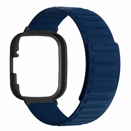 For Xiaomi Redmi Watch 3 Silicone Watch Band Magnetic Strap with PC Watch Case