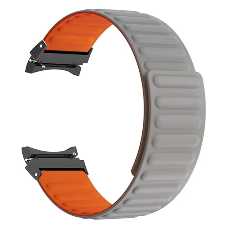 For Samsung Galaxy Watch6 / Watch 5 / Watch 5 Pro / Watch4 Magnetic Band Silicone Adjustable Wristband