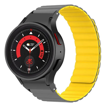 For Samsung Galaxy Watch6 / Watch 5 / Watch 5 Pro / Watch4 Magnetic Band Silicone Adjustable Wristband