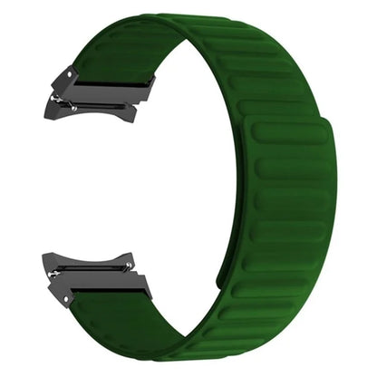 For Samsung Galaxy Watch6 / Watch 5 / Watch 5 Pro / Watch4 Magnetic Band Silicone Adjustable Wristband