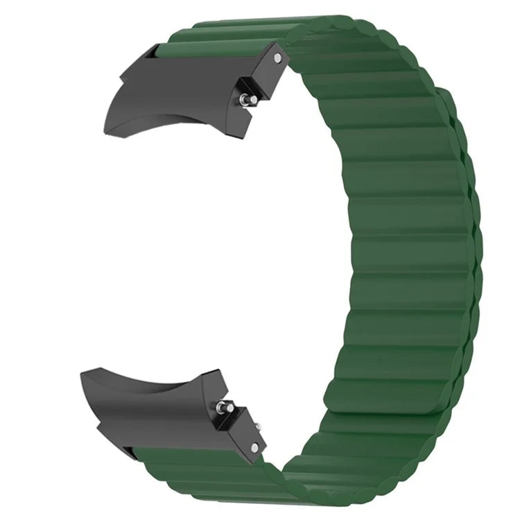 For Samsung Galaxy Watch6 / Watch 5 / Watch 5 Pro / Watch4 Magnetic Band Silicone Adjustable Wristband