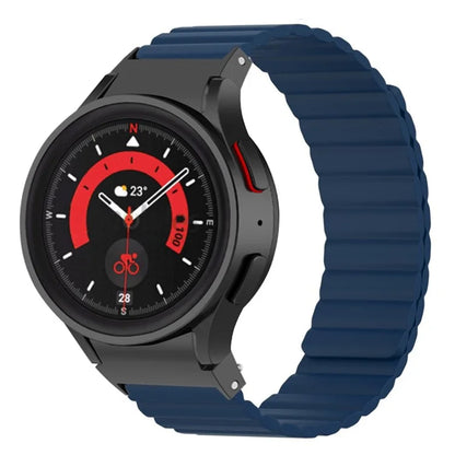 For Samsung Galaxy Watch6 / Watch 5 / Watch 5 Pro / Watch4 Magnetic Band Silicone Adjustable Wristband