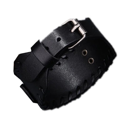 For Huami Amazfti GTR 4 / 3 / 2 / Huawei Watch GT 4 / 3 / 2 Punk Style Watch Band Universal 22mm Cowhide Leather Strap