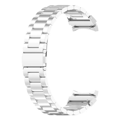 For Samsung Galaxy Watch6 / Watch 5 / Watch 5 Pro / Watch 4 Wrist Strap 3-beads Solid Metal Watch Band