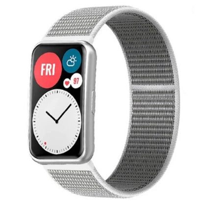 For Huawei Watch Fit Sport Loop Nylon Band Adjustable Magic Tape Replacement Wrist Strap