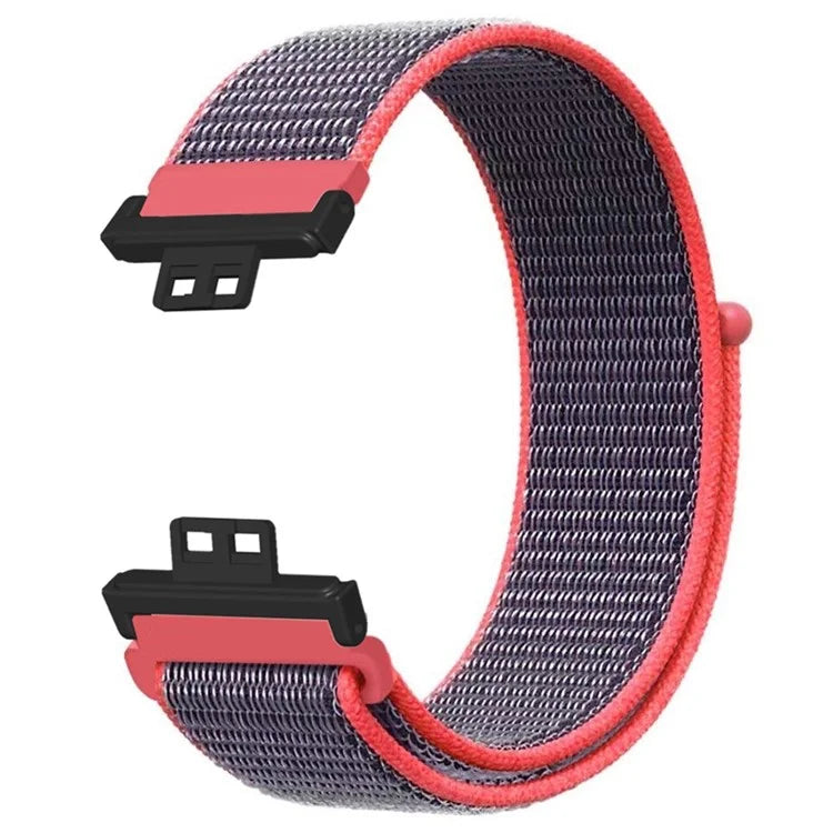 For Huawei Watch Fit Sport Loop Nylon Band Adjustable Magic Tape Replacement Wrist Strap