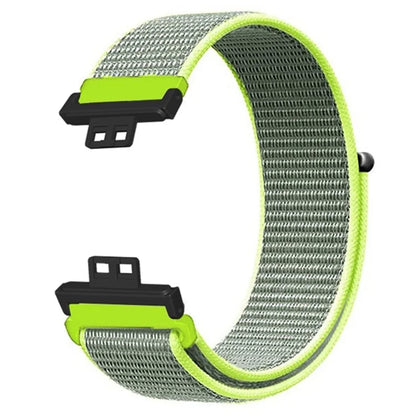 For Huawei Watch Fit Sport Loop Nylon Band Adjustable Magic Tape Replacement Wrist Strap