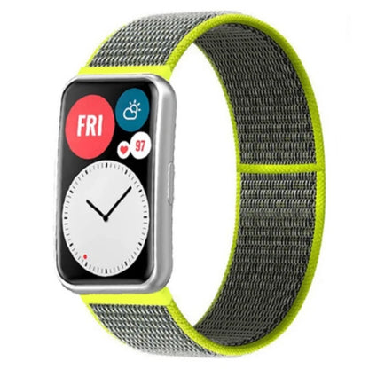 For Huawei Watch Fit Sport Loop Nylon Band Adjustable Magic Tape Replacement Wrist Strap