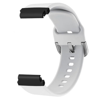 For Garmin Fenix 7S / 6S / 5S Watch Strap Silicone Breathable Replacement Bands with 20mm PC Connector