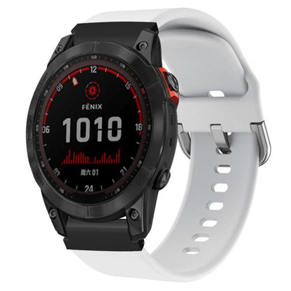 For Garmin Fenix 7S / 6S / 5S Watch Strap Silicone Breathable Replacement Bands with 20mm PC Connector