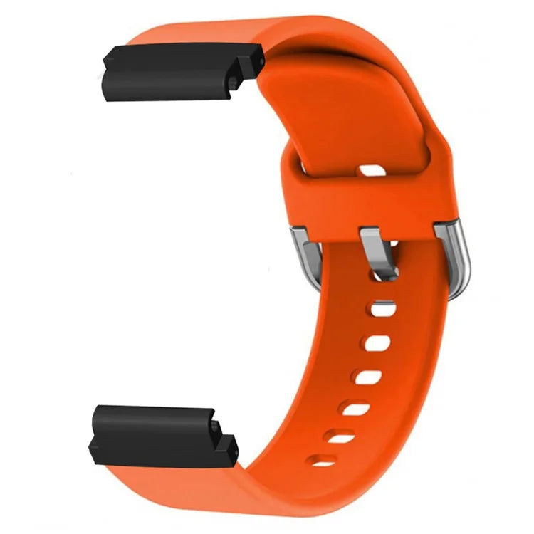 For Garmin Fenix 7S / 6S / 5S Watch Strap Silicone Breathable Replacement Bands with 20mm PC Connector