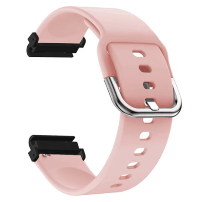 For Garmin Fenix 7S / 6S / 5S Watch Strap Silicone Breathable Replacement Bands with 20mm PC Connector