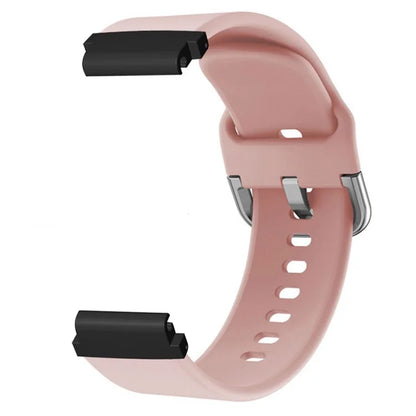 For Garmin Fenix 7S / 6S / 5S Watch Strap Silicone Breathable Replacement Bands with 20mm PC Connector