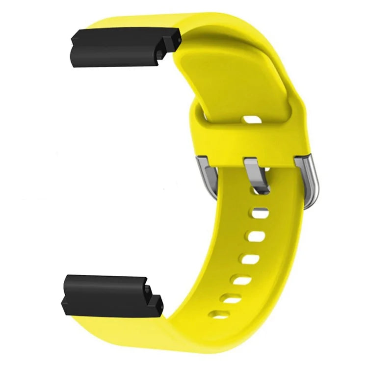 For Garmin Fenix 7S / 6S / 5S Watch Strap Silicone Breathable Replacement Bands with 20mm PC Connector