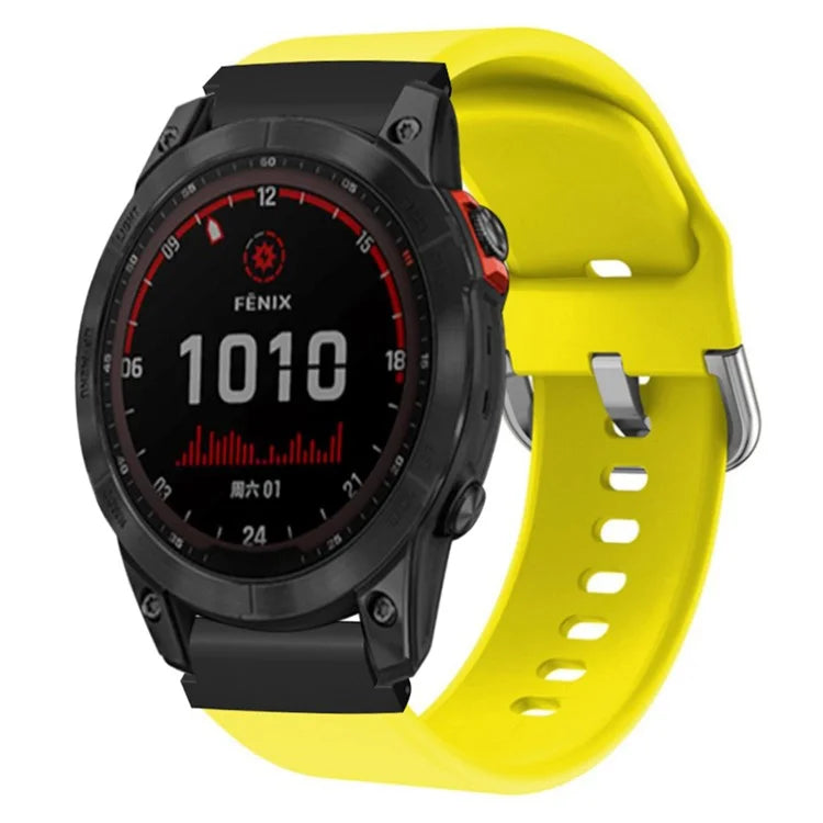 For Garmin Fenix 7S / 6S / 5S Watch Strap Silicone Breathable Replacement Bands with 20mm PC Connector