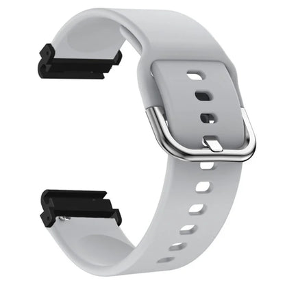 For Garmin Fenix 7S / 6S / 5S Watch Strap Silicone Breathable Replacement Bands with 20mm PC Connector