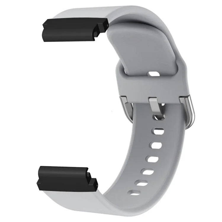For Garmin Fenix 7S / 6S / 5S Watch Strap Silicone Breathable Replacement Bands with 20mm PC Connector