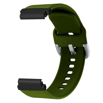 For Garmin Fenix 7S / 6S / 5S Watch Strap Silicone Breathable Replacement Bands with 20mm PC Connector