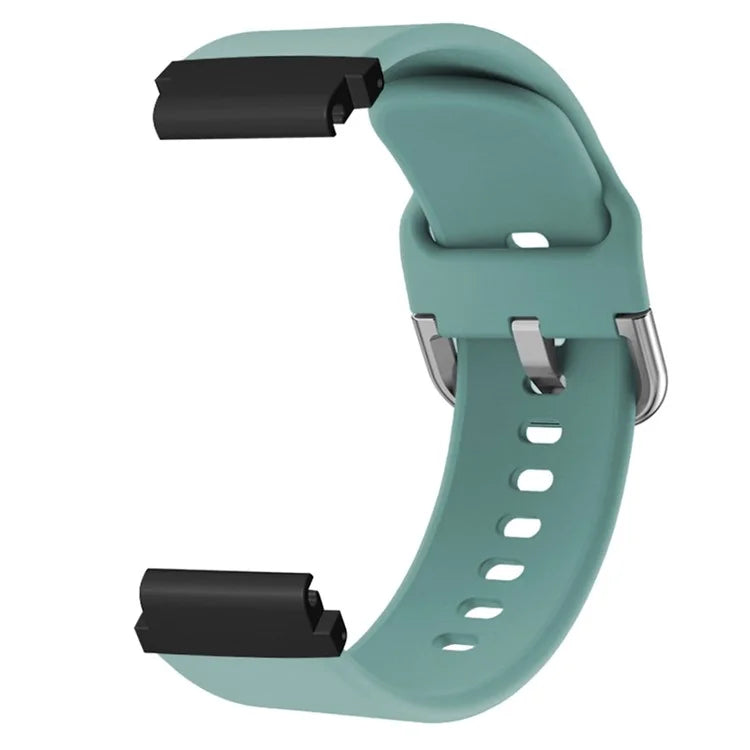 For Garmin Fenix 7S / 6S / 5S Watch Strap Silicone Breathable Replacement Bands with 20mm PC Connector