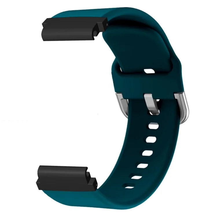 For Garmin Fenix 7S / 6S / 5S Watch Strap Silicone Breathable Replacement Bands with 20mm PC Connector