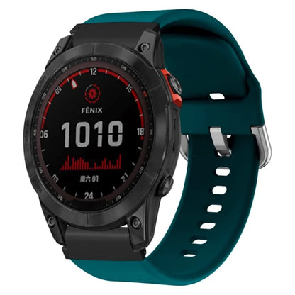 For Garmin Fenix 7S / 6S / 5S Watch Strap Silicone Breathable Replacement Bands with 20mm PC Connector