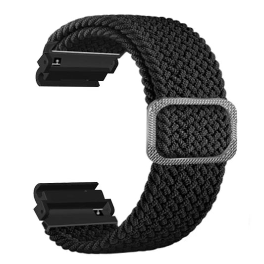 For Garmin Fenix 7S / 6S / 5S Stretchy Nylon Watch Strap Sport Wristbands with 20mm PC Connector