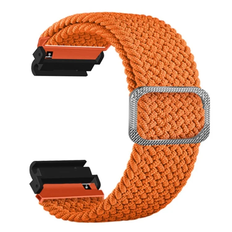 For Garmin Fenix 7S / 6S / 5S Stretchy Nylon Watch Strap Sport Wristbands with 20mm PC Connector