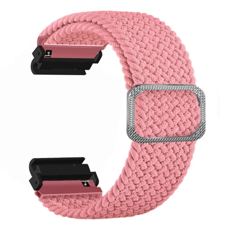 For Garmin Fenix 7S / 6S / 5S Stretchy Nylon Watch Strap Sport Wristbands with 20mm PC Connector
