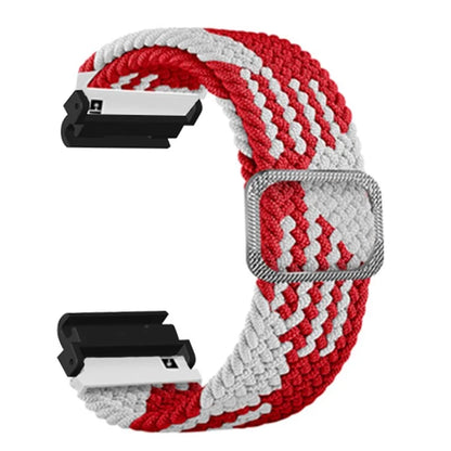 For Garmin Fenix 7S / 6S / 5S Stretchy Nylon Watch Strap Sport Wristbands with 20mm PC Connector