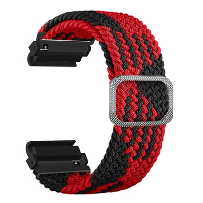 For Garmin Fenix 7S / 6S / 5S Stretchy Nylon Watch Strap Sport Wristbands with 20mm PC Connector