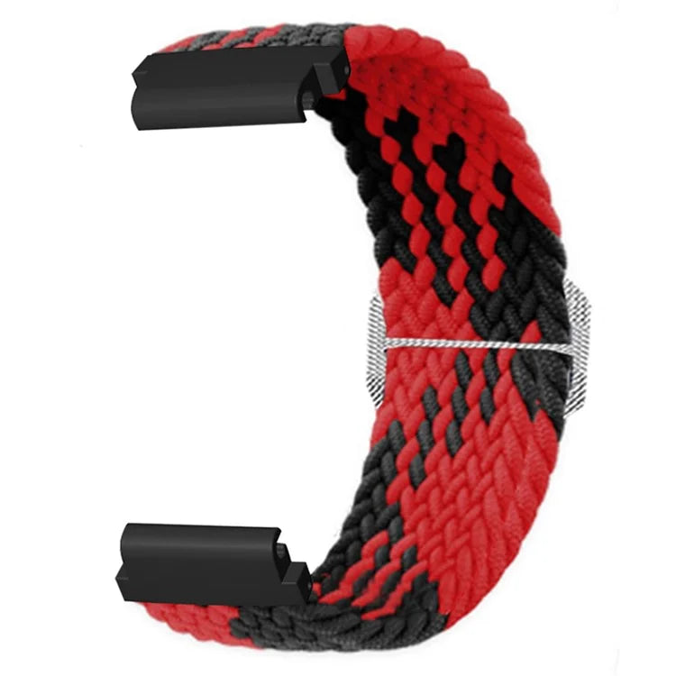 For Garmin Fenix 7S / 6S / 5S Stretchy Nylon Watch Strap Sport Wristbands with 20mm PC Connector