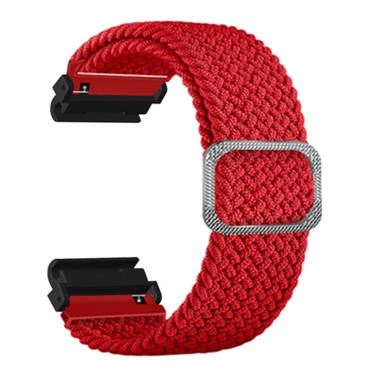For Garmin Fenix 7S / 6S / 5S Stretchy Nylon Watch Strap Sport Wristbands with 20mm PC Connector