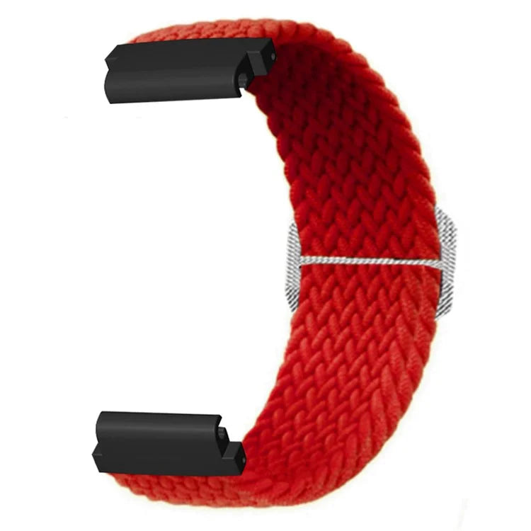 For Garmin Fenix 7S / 6S / 5S Stretchy Nylon Watch Strap Sport Wristbands with 20mm PC Connector
