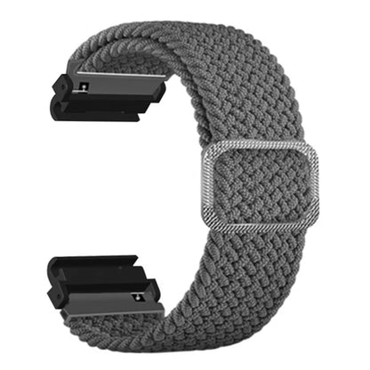For Garmin Fenix 7S / 6S / 5S Stretchy Nylon Watch Strap Sport Wristbands with 20mm PC Connector