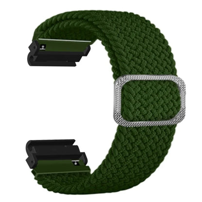 For Garmin Fenix 7S / 6S / 5S Stretchy Nylon Watch Strap Sport Wristbands with 20mm PC Connector
