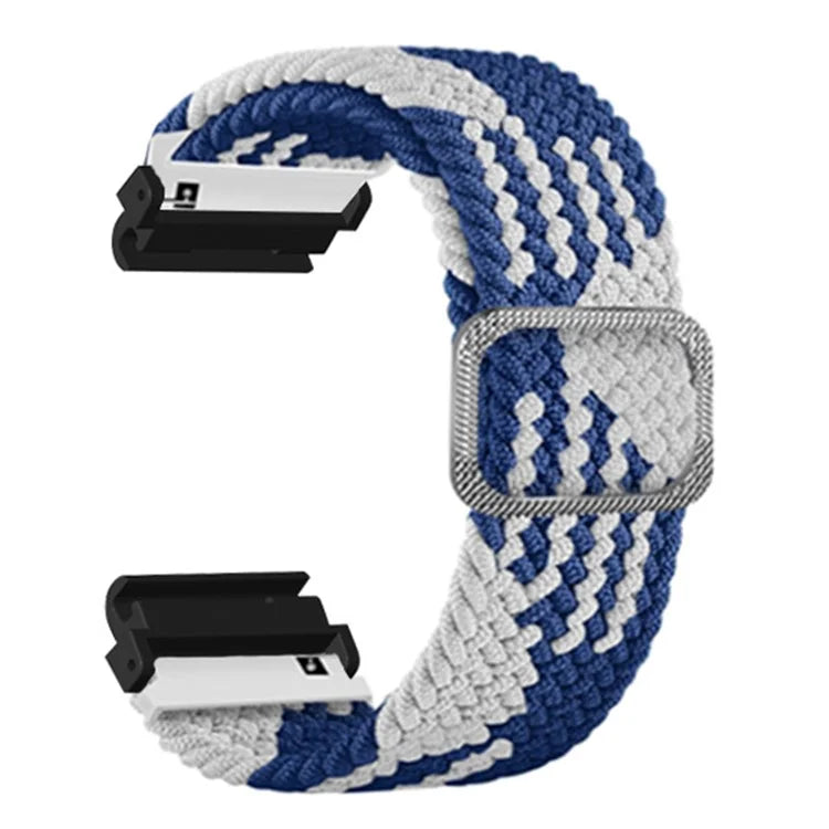 For Garmin Fenix 7S / 6S / 5S Stretchy Nylon Watch Strap Sport Wristbands with 20mm PC Connector