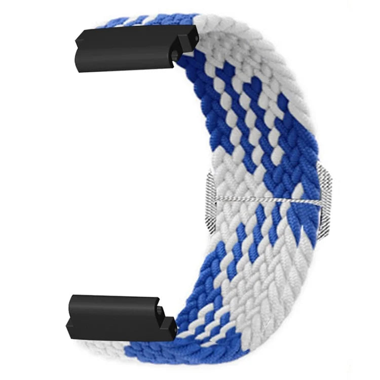 For Garmin Fenix 7S / 6S / 5S Stretchy Nylon Watch Strap Sport Wristbands with 20mm PC Connector