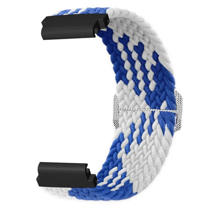 For Garmin Fenix 7S / 6S / 5S Stretchy Nylon Watch Strap Sport Wristbands with 20mm PC Connector