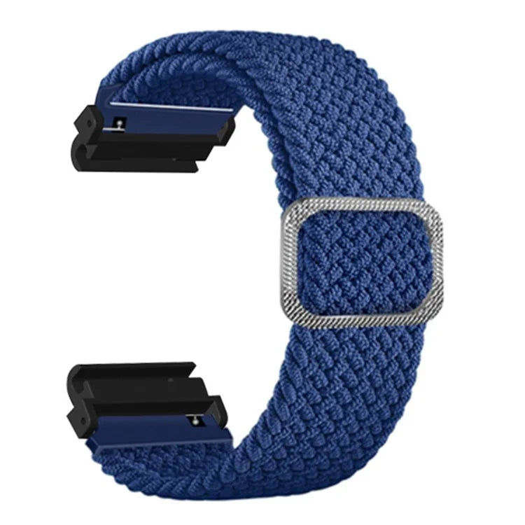 For Garmin Fenix 7S / 6S / 5S Stretchy Nylon Watch Strap Sport Wristbands with 20mm PC Connector