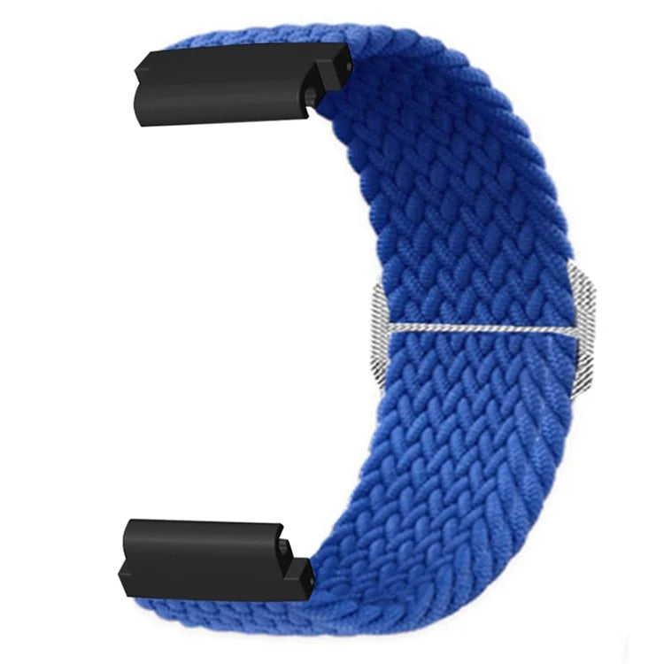 For Garmin Fenix 7S / 6S / 5S Stretchy Nylon Watch Strap Sport Wristbands with 20mm PC Connector