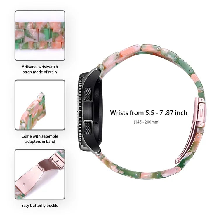 For Garmin Vivoactive 4 Replacement Watch Strap 22mm Waterproof Resin Watch Band