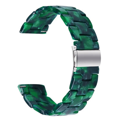 For Garmin Vivoactive 4 Replacement Watch Strap 22mm Waterproof Resin Watch Bandish Green