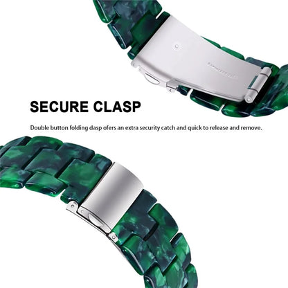 For Garmin Vivoactive 4 Replacement Watch Strap 22mm Waterproof Resin Watch Bandish Green