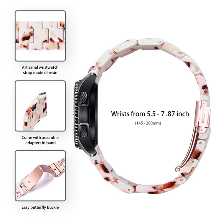 For Garmin Vivoactive 4 Replacement Watch Strap 22mm Waterproof Resin Watch Band