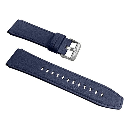 For Huawei Watch 4 Pro / Watch GT 3 / 2 46mm Quick Release Watch Band 22mm Top-Layer Cowhide Leather Wrist Strap