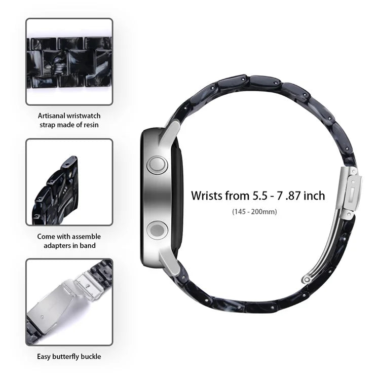 For Garmin Vivoactive 4 Resin Watch Strap 22mm Waterproof Replacement Watch Band