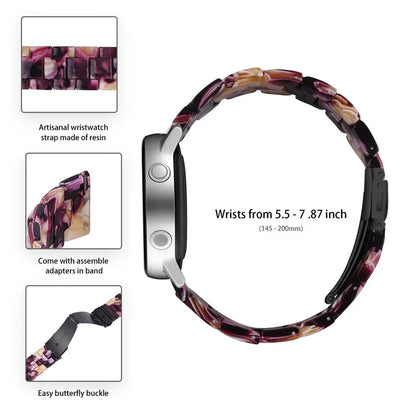 For Garmin Vivoactive 4 Resin Watch Strap 22mm Waterproof Replacement Watch Band