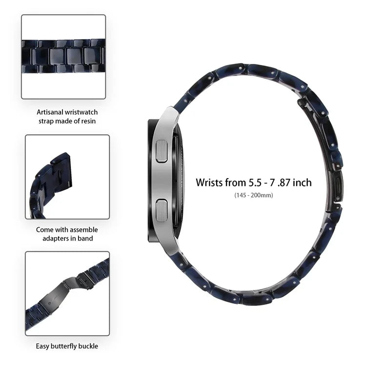 For Garmin Vivoactive 4 Resin Watch Strap 22mm Waterproof Replacement Watch Band